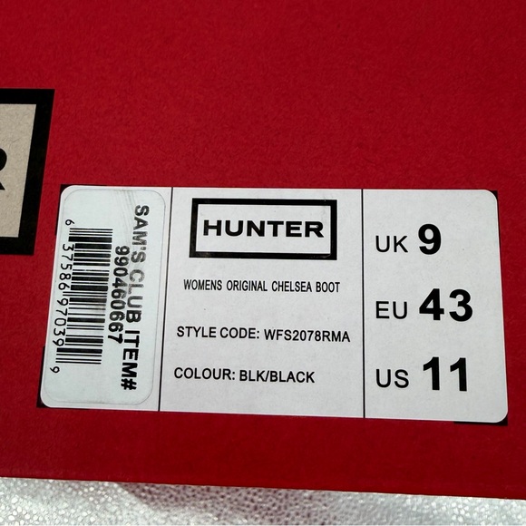 Hunter chelsea boot black 11 - Picture 8 of 9